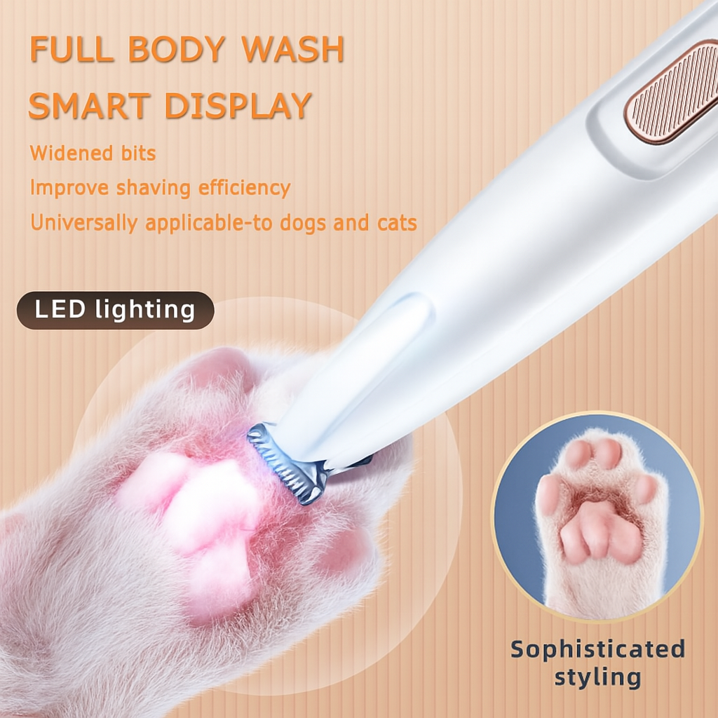 Trim Pet Paws with Confidence — Quiet, Safe & Precise!