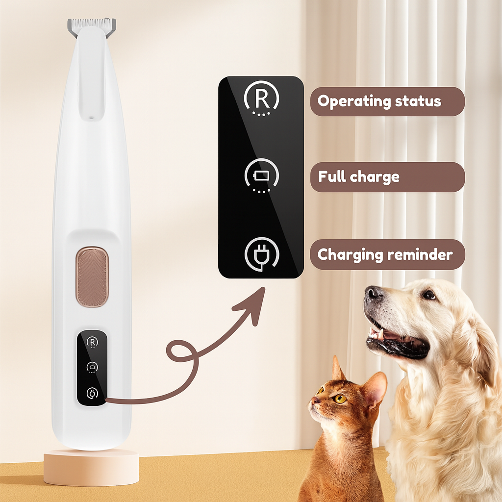 Trim Pet Paws with Confidence — Quiet, Safe & Precise!
