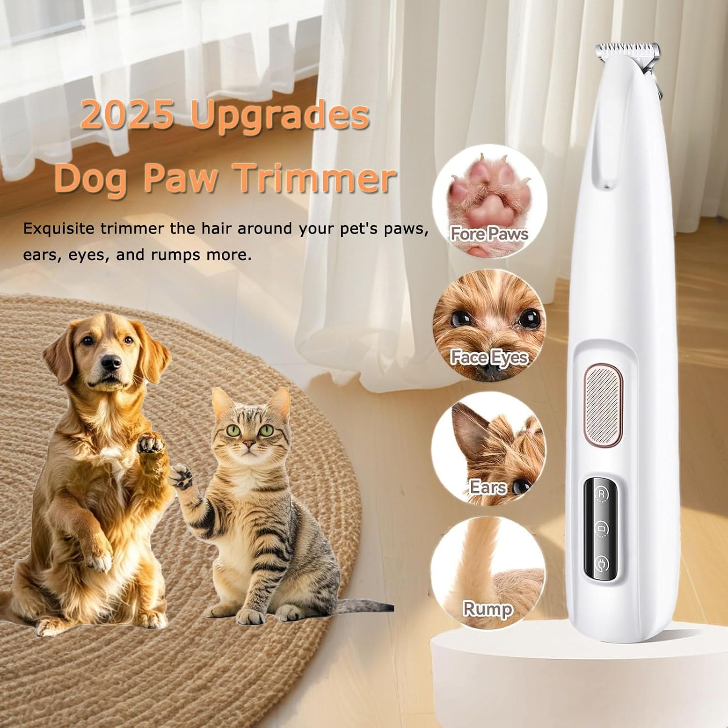 Trim Pet Paws with Confidence — Quiet, Safe & Precise!