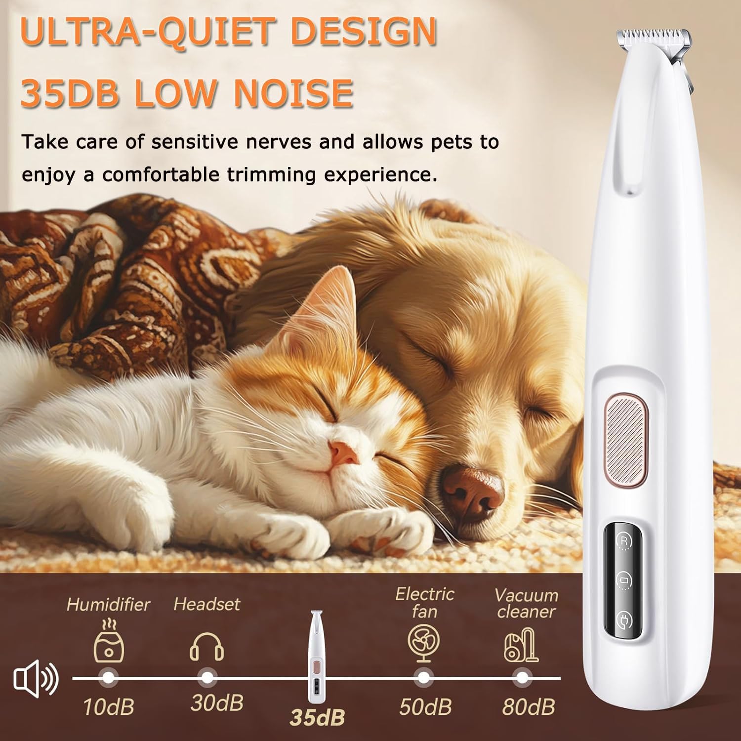 Trim Pet Paws with Confidence — Quiet, Safe & Precise!